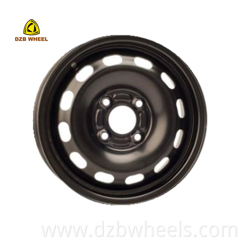 Passenger car steel wheels